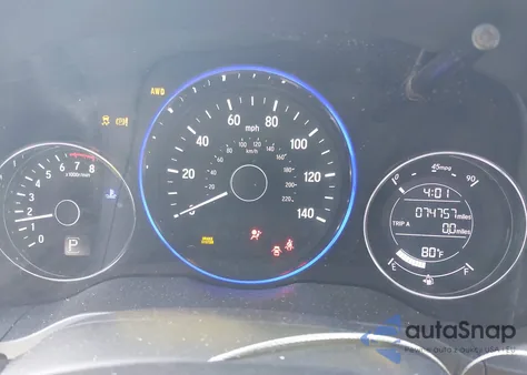 2019 Honda Hr-V Sport из США, поврежденный, VIN 3CZRU6H1XKG720068